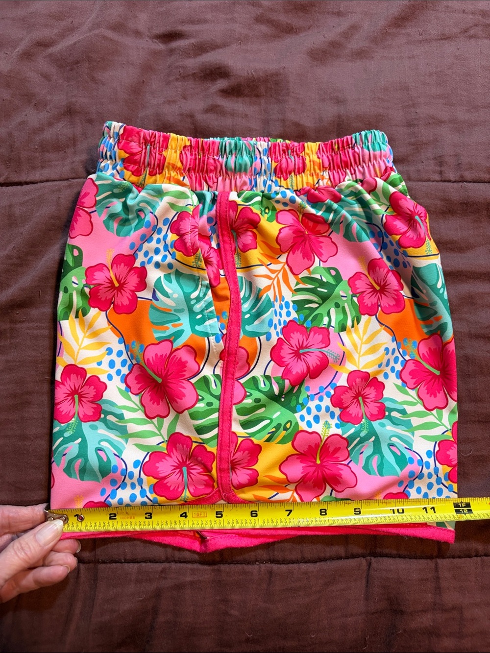 Hawaiian Print Gym Short by Jess Lea Brand. EUC! - Picture 13 of 15